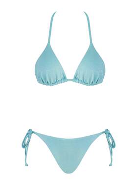 谜思特海洋新品双色比基尼套装