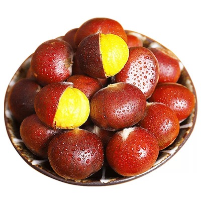 新鲜生栗子5斤当季农家现摘油栗去刺壳粉糯板栗蔬菜包邮云南板栗