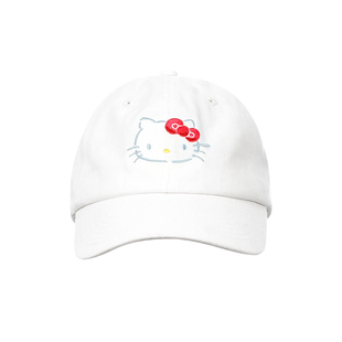 【HELLO KITTY官方联名】WHOOSIS 蝴蝶结软顶帽弯檐帽子百搭可爱