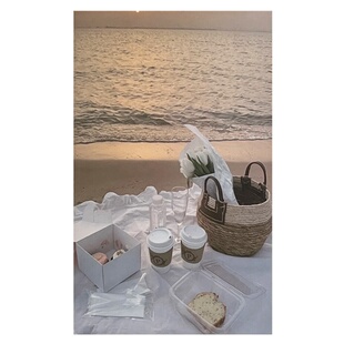 ins风法式海报墙贴房间卧室背景墙装饰贴画墙面装饰卡片拍照道具