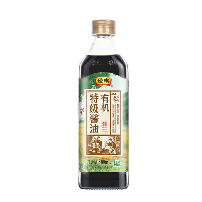 恒顺有机特级酱油有机脱脂大豆鲜香味浓家用厨房调味凉拌炒菜红烧