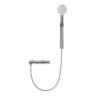 【爆款免打孔】kiiidH1银月花洒全铜无顶喷极简浴缸淋浴花洒套装