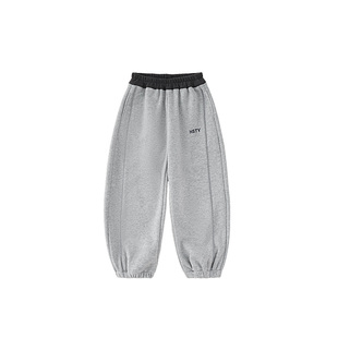 皇室童缘男童束脚裤2026春季新款中大童宽松运动卫裤儿童休闲裤子