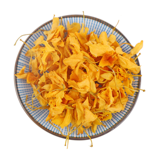 鼓槌石斛花干花茶云南新鲜特级天籽兰花金兰花泡茶非铁皮紫色金钗