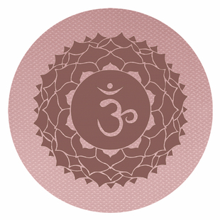 TPE瑜伽冥想圆垫跳绳垫减震隔音手倒立垫打坐垫跪拜垫 静禅垫地垫