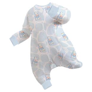 ibaby泡泡玛特睡袋婴儿春秋冬恒温儿童分腿睡袋防踢被四季通用TK