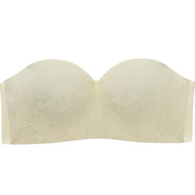 歌瑞尔无痕无钢圈聚拢抹胸文胸