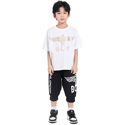 BoyLondon童装短袖圆领T恤纯棉