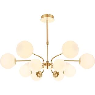 【补贴15%】德国柏曼轻奢客厅吊灯大气美式主灯魔豆分子灯led灯具