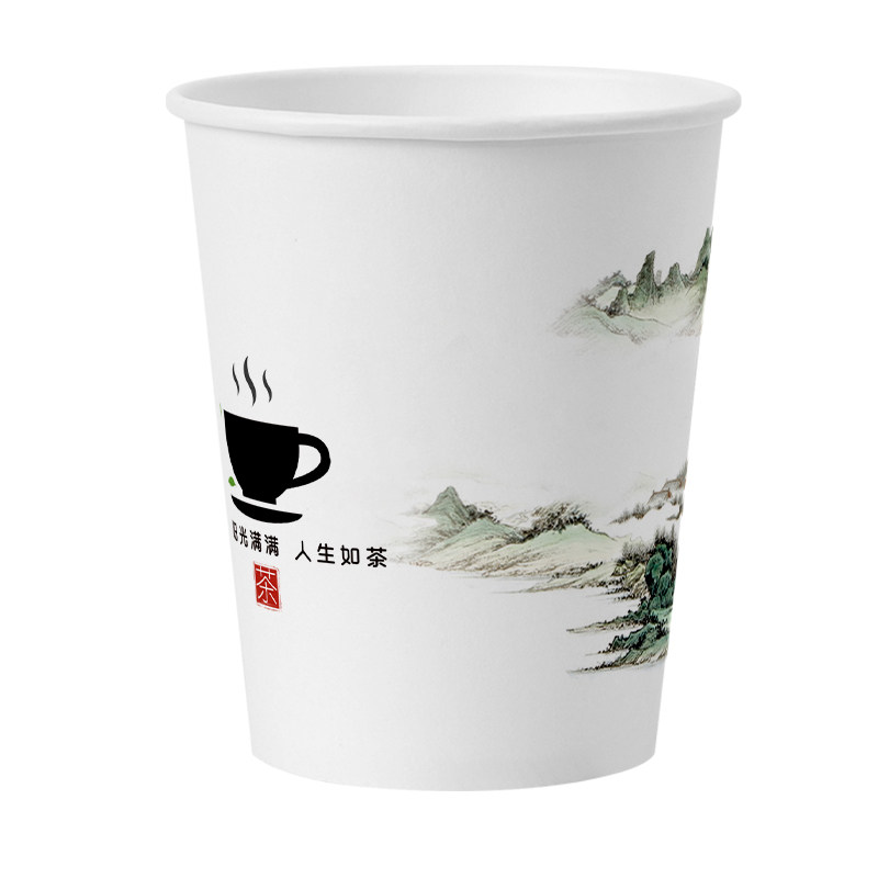 家用一次性纸杯加厚加硬1000只整箱冷热两用可乐杯豆浆杯咖啡杯