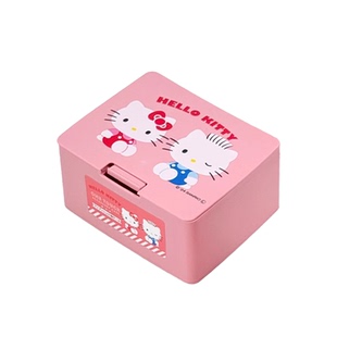 正版三丽鸥美乐蒂收纳盒小马宝莉小卡片收纳封口贴棉签棒盒弹盖盒