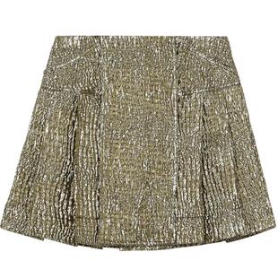 IT Simone Rocha女装褶裥半身裙新品时髦褶皱肌理感短裙310430XL