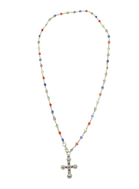 高级感十字架吊坠项链女