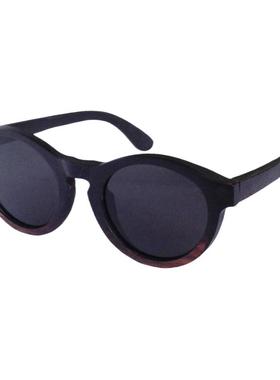 墨镜复古风圆形框架女士太阳眼镜