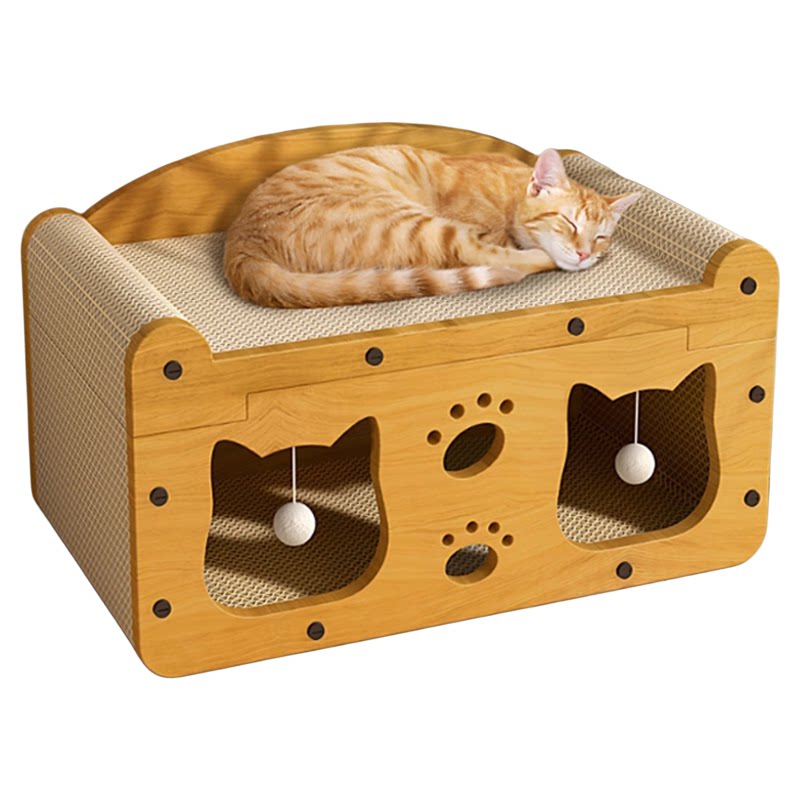 【官方推荐】可玩可睡猫窝猫抓板