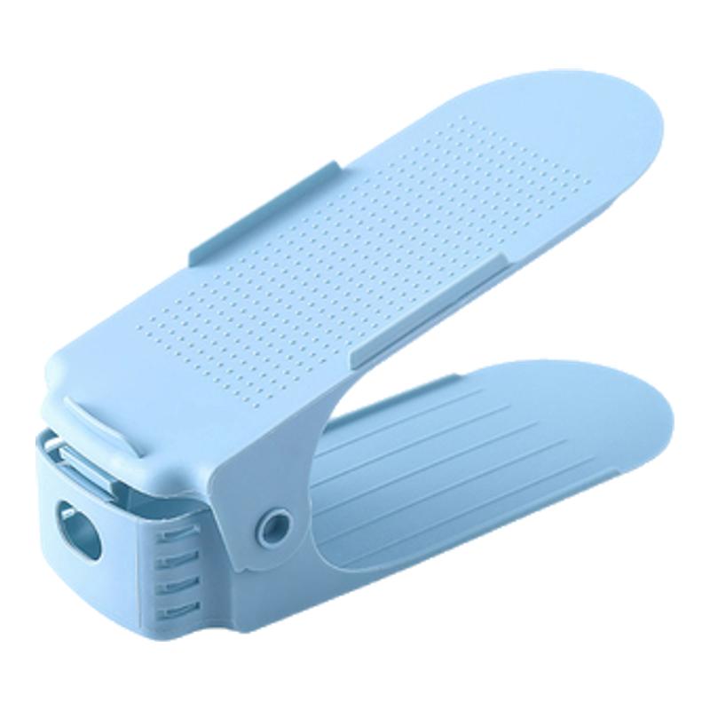 省空间鞋架鞋子收纳神器简易鞋托架收纳鞋架可调节双层塑料鞋架子