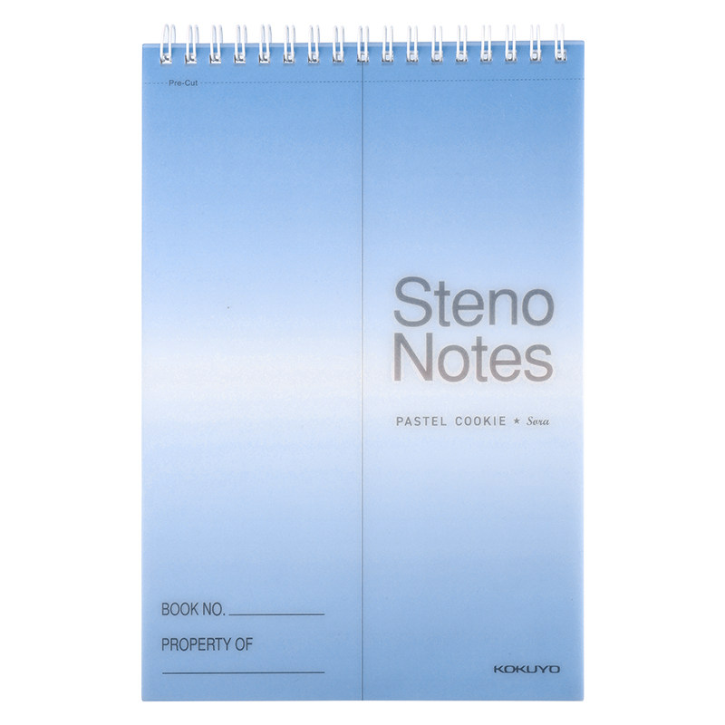 官方旗舰店 kokuyo日本国誉淡彩曲奇·晴空上翻本线圈活页本笔记本便签记事绘画加厚a5空白便携本