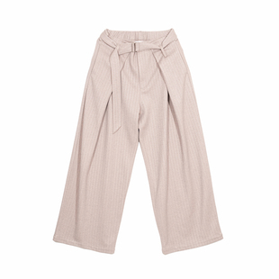 Hualun冬季加绒裤子高智免烫条纹西裤男休闲裤男装潮流宽松直筒裤