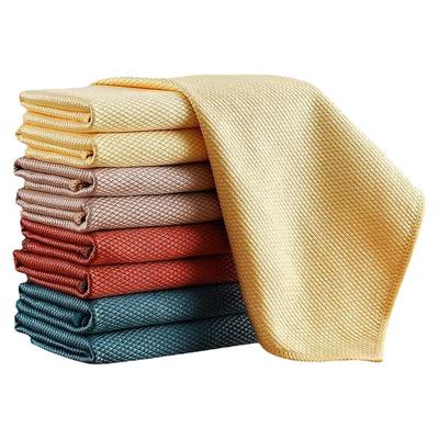 加厚加大鱼鳞抹布擦玻璃擦桌专用保洁浴室厨房吸水不易掉毛鱼鳞布