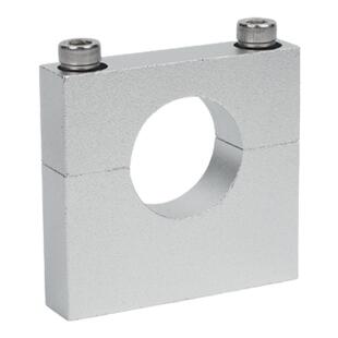 铝合金面板管夹固定卡扣卡箍支架铝合金组合式管夹重型双螺栓管夹