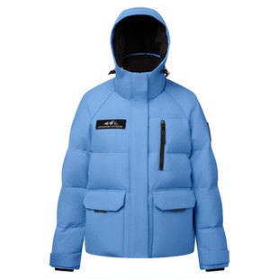 波司登极寒羽绒女短款2025新款保暖鹅绒加厚蓝色羽绒服小个子外套