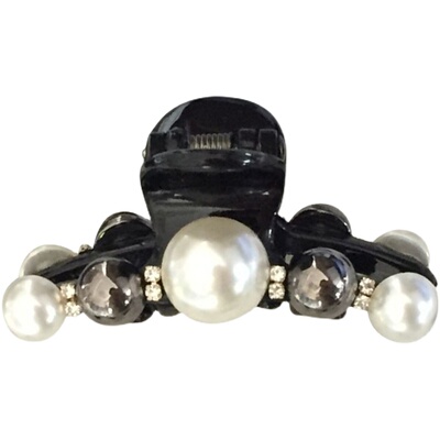 韩国进口高品质珍珠水钻抓夹小号