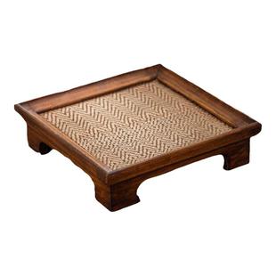 泰国木质长方形茶盘家用放茶杯茶台围炉煮茶托盘复古干泡台小茶盘