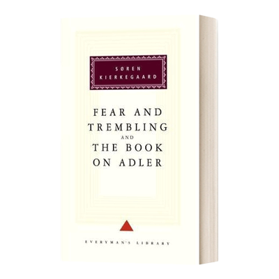 恐惧与颤抖和阿德勒之书 英文原版 Fear and Trembling The Book on Adler 人人图书馆精装收藏版 英文版 进口英语原版书籍