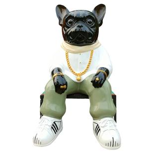 玻璃钢雕塑定制卡通人物公仔模型户外装饰大型饭店门口吉祥物摆件