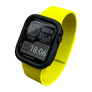 适用s10苹果手表ultra3简约硅胶appleS11磁吸带s8/s9壳iwatch/SE7