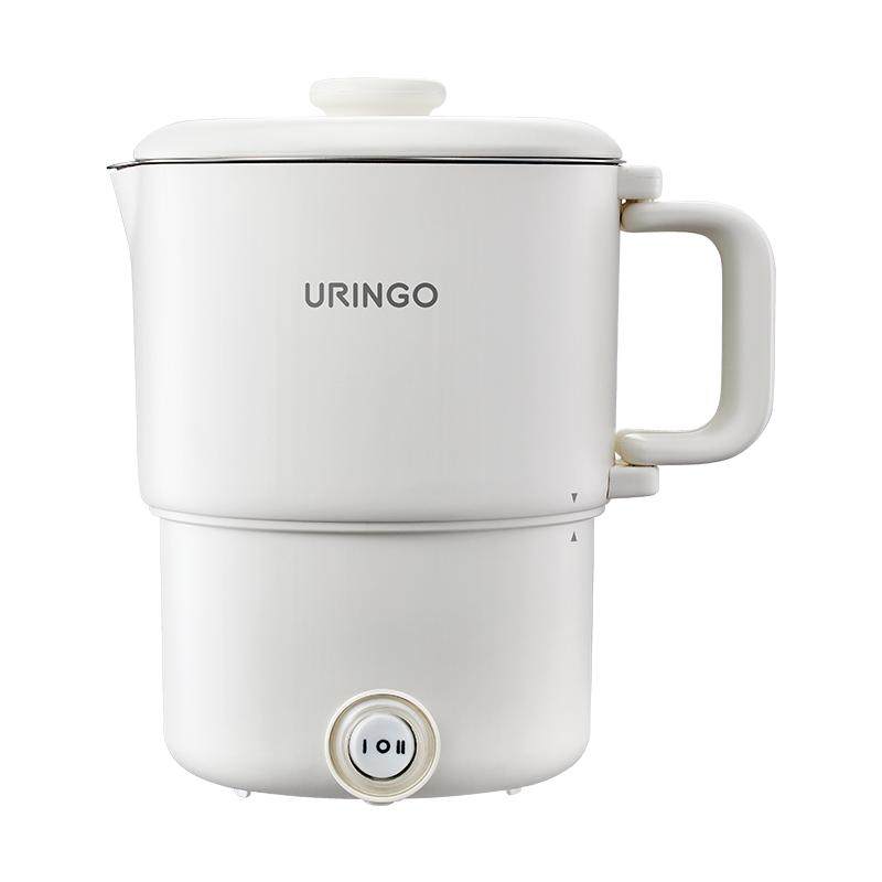 七彩叮当折叠水壶旅行出差便携式烧水壶不锈钢电热水杯迷你家用