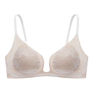 【花海】伊维斯内衣女小胸微聚拢软支撑海豚杯无钢圈胸罩蕾丝文