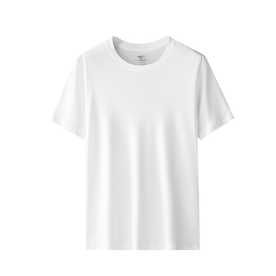 七匹狼100%全棉透气圆领打底T恤