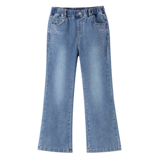 【商场同款】安奈儿童装女童牛仔裤2026春新款AG616113