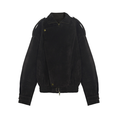 松未韵一美拉德复古翻领夹克上衣