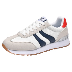 双星男鞋阿甘鞋男款2025新款时尚百搭复古休闲运动鞋软底跑步鞋男