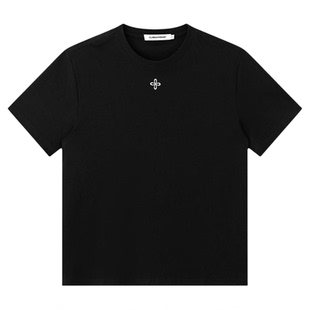 CLIMAX VISION【冰氧凉感】天丝棉基础十字花印花百搭情侣短袖T恤