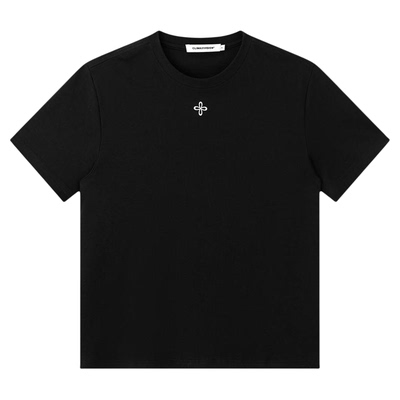 CLIMAX VISION【冰氧凉感】天丝棉基础十字花印花百搭情侣短袖T恤