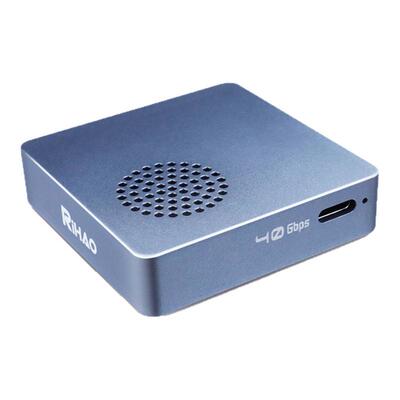 日灏USB4移动硬盘盒M2固态NVMe外接笔记本SSD兼容雷电3/4带风扇