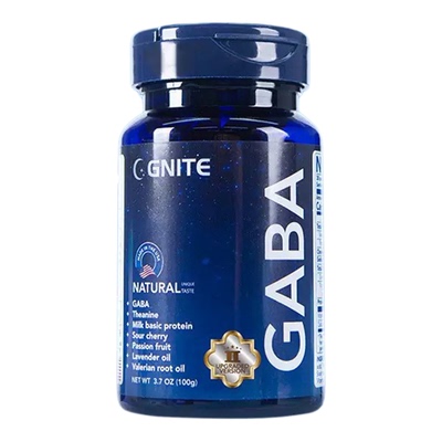 美国进口睡眠软糖二代GNITEgaba氨基丁酸晚安糖果助眠睡非褪黑素