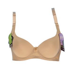 【雪之川】台湾竹炭软聚拢文胸调整型内衣女士光面抗菌面料内衣女