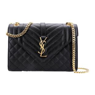 SAINT LAURENT圣罗兰 YSL ENVELOPE 古铜色金属配件金属字母标志