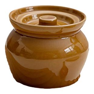 陶瓷瓦罐炖盅家用中式小炖罐煨汤坛子炖蛋小瓦罐隔水蒸煮煲汤罐子