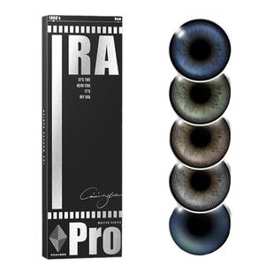 IRA混血日抛美瞳隐形眼镜女棕色灰绿色大直径大师罗马假日棕合集