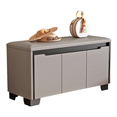 免安装实木软包换鞋凳轻奢可坐式