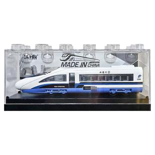 合金高铁和谐仿真列动车模型小火车复兴号电动地铁可开门儿童玩具