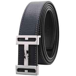 ELLE HOMME皮带男真皮头层牛皮商务腰带板扣男青年正装韩版潮裤带