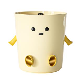 客厅垃圾桶现代简约家用2024新款轻奢卧室宿舍办公室卡通可爱创意