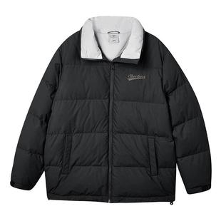 Skechers斯凯奇冬季羽绒服男女款短款情侣装防寒鸭绒保暖运动外套