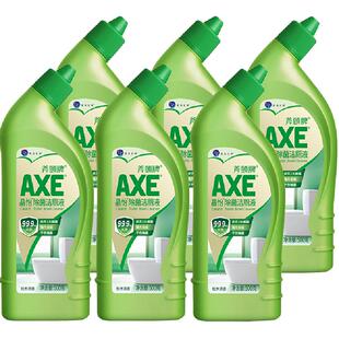 AXE斧头牌晶怡除菌洁厕液清洁剂500g*6去垢不99.9%除菌除臭